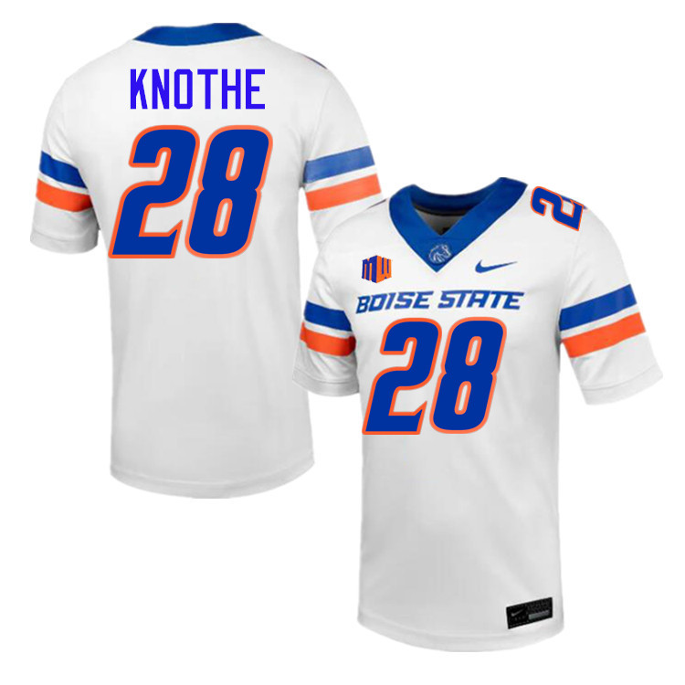 Seth Knothe Jersey, Boise State Broncos College Football Jersey College Uniforms-White  Seth Knothe Jersey, Boise State Broncos College Football Jersey College Uniforms-White